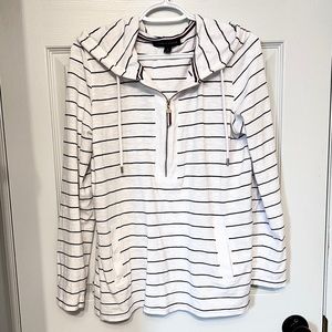 Tommy Hilfiger Half Zip Cotton Shirt Sz M